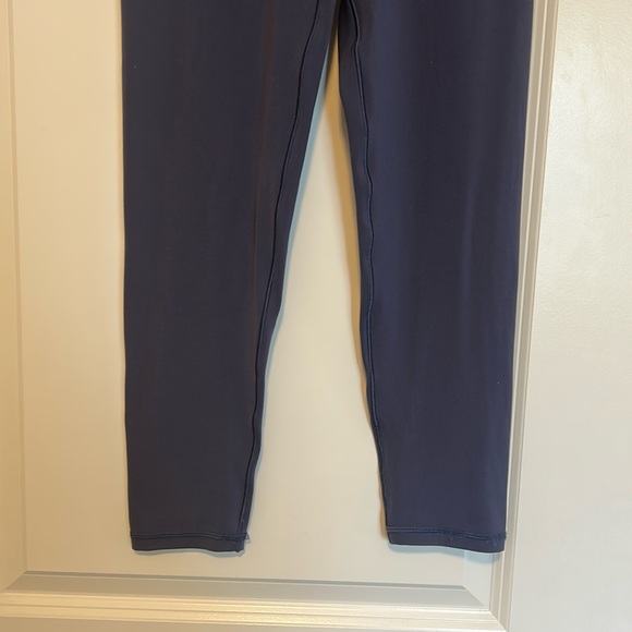 Aerie Offline Real Me Blue Crossover Waist Leggings Size Large - Picture 3 of 10